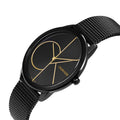  Shop Authentic Calvin Klein Minimal Black Dial Black Mesh Bracelet Watch for Men - K3M214X1 - Luxxuri