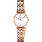  Shop Authentic Longines La Grande Classique White Dial Rose Gold Mesh Bracelet Watch for Women - L4.209.1.92.8 - Luxxuri