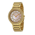  Shop Authentic Michael Kors Kerry Mother of Pearl Dial Gold Steel Strap Watch for Women - MK3396 - Luxxuri
