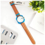  Shop Authentic Fossil Candy White Dial Brown Leather Strap Watch for Men - ES3536 - Luxxuri