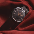  Shop Authentic Calvin Klein Minimal Black Dial Black Mesh Bracelet Watch for Women - K3M22421 - Luxxuri