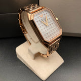 Shop Authentic Emporio Armani Gioia Quartz Mother of Pearl Dial Rose Gold Steel Strap Watch For Women - AR11389 - Luxxuri