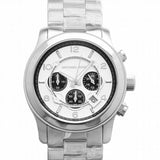  Shop Authentic Michael Kors Runway Chronograph Silver Dial Silver Steel Strap Watch for Men - MK8060 - Luxxuri