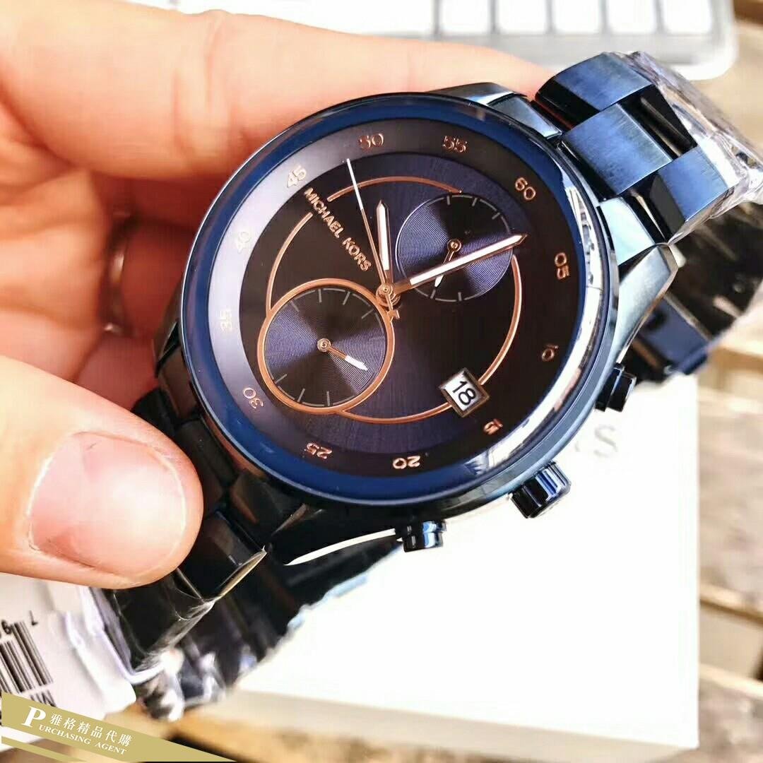  Shop Authentic Michael Kors Briar Blue Dial Blue Steel Strap Watch For Women - MK6468 - Luxxuri