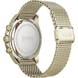  Shop Authentic Hugo Boss Ocean Edition Black Dial Gold Mesh Bracelet Watch for Men - 1513703 - Luxxuri