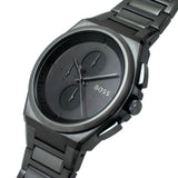  Shop Authentic Hugo Boss Steer Chronograph Quartz Grey Dial Grey Steel Strap Watch For Men - 1513996 - Luxxuri