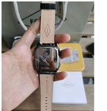  Shop Authentic Fossil Inscription Automatic Skeleton Rose Gold Dial Black Leather Strap Watch for Men - BQ2572 - Luxxuri