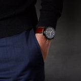  Shop Authentic Fossil Townsman Chronograph Gray Dial Brown Leather Strap Watch for Men - FS5522 - Luxxuri