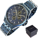  Shop Authentic Tommy Hilfiger Shawn Quartz Blue Dial Blue Steel Strap Watch for Men - 1791618 - Luxxuri