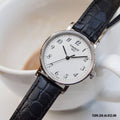  Shop Authentic Tissot Everytime Desire Medium White Dial Black Leather Strap Watch For Men - T109.410.16.032.00 - Luxxuri