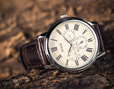  Shop Authentic Guess Wafer Quartz White Dial Brown Leather Strap Watch For Men - W70016G2 - Luxxuri
