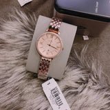  Shop Authentic Fossil Jacqueline Rose Gold Dial Rose Gold Steel Strap Watch for Women - ES3632 - Luxxuri