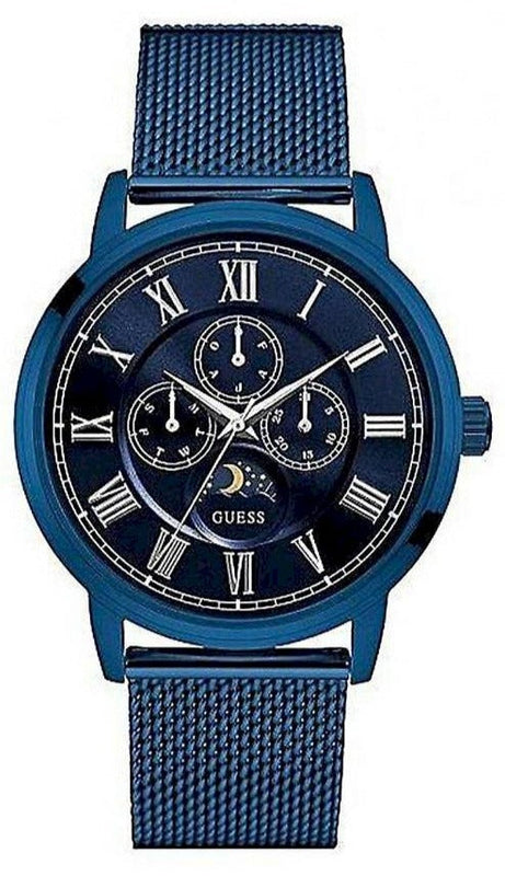  Shop Authentic Guess Delancey Analog Blue Dial Blue Mesh Bracelet Watch for Men - W0871G3 - Luxxuri