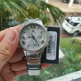  Shop Authentic Tommy Hilfiger Claudia Silver Dial Silver Steel Strap Watch for Women - 1781741 - Luxxuri