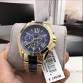 Shop Authentic Michael Kors Bradshaw Navy Blue Dial Two Tone Steel Strap Watch for Women - MK6268 - Luxxuri