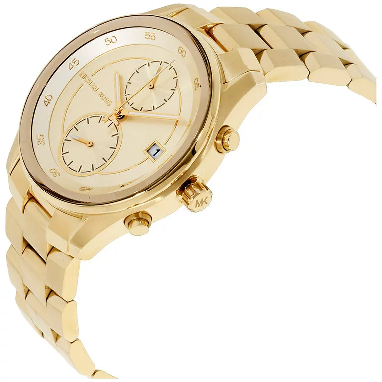  Shop Authentic Michael Kors Briar Analog Gold Dial Gold Steel Strap Watch For Women - MK6464 - Luxxuri