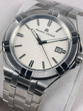  Shop Authentic Maurice Lacroix Aikon Date White Dial Silver Steel Strap Watch for Men - AI1008-SS002-131-1 - Luxxuri