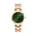  Shop Authentic Daniel Wellington Iconic Link Emerald Green Dial Rose Gold Steel Strap Watch For Women - DW00100419 - Luxxuri