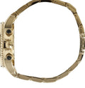 Marc Jacobs Rock Metal Chronograph Gold Dial Gold Steel Strap Watch for Men - MBM3158