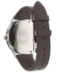  Shop Authentic Emporio Armani Kappa Quartz Black Dial Brown Leather Strap Watch For Men - AR80008 - Luxxuri
