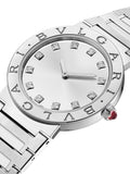  Shop Authentic Bvlgari Bvlgari Bvlgari Lady Diamonds Silver Dial Silver Steel Strap Watch for Women - BVLGARI103696 - Luxxuri