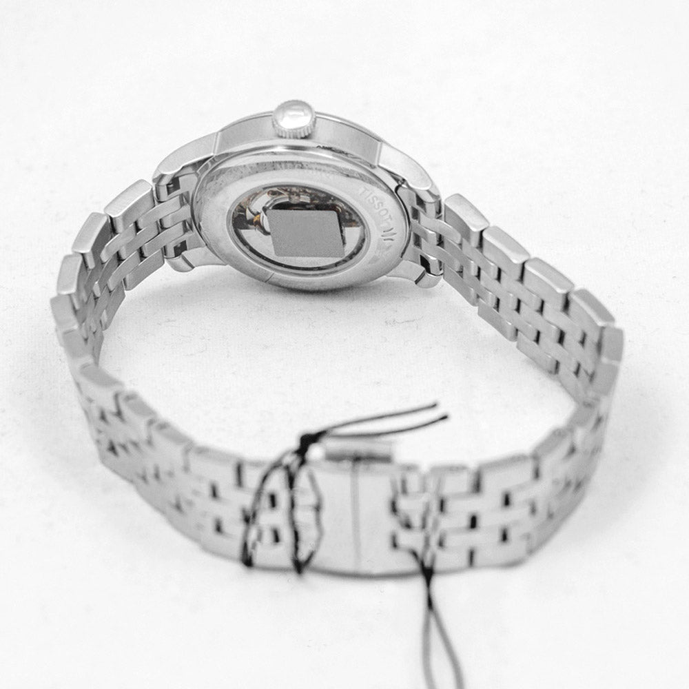  Shop Authentic Tissot Le Locle Automatic Lady Black Dial Silver Steel Strap Watch For Women - T006.207.11.058.00 - Luxxuri