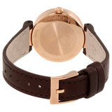  Shop Authentic Gucci G Interlocking Mother of Pearl Dial Brown Leather Strap Watch For Women - YA133516 - Luxxuri
