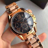  Shop Authentic Michael Kors Bradshaw Black Dial Rose Gold Steel Strap Watch for Women - MK5854 - Luxxuri