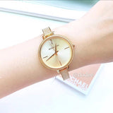  Shop Authentic Michael Kors Jaryn Quartz Gold Dial Gold Steel Strap Watch For Women - MK3784 - Luxxuri
