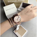  Shop Authentic Michael Kors Cooper Rose Gold Rose Gold Steel Strap Watch for Women - MK6275 - Luxxuri