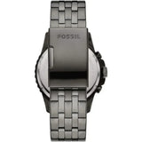  Shop Authentic Fossil FB-01 Chronograph Black Dial Grey Steel Strap Watch for Men - FS5835 - Luxxuri