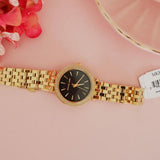  Shop Authentic Michael Kors Mini Darci Quartz Black Dial Gold Steel Strap Watch For Women - MK3738 - Luxxuri