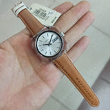  Shop Authentic Fossil Candy White Dial Brown Leather Strap Watch for Women - ES3538 - Luxxuri
