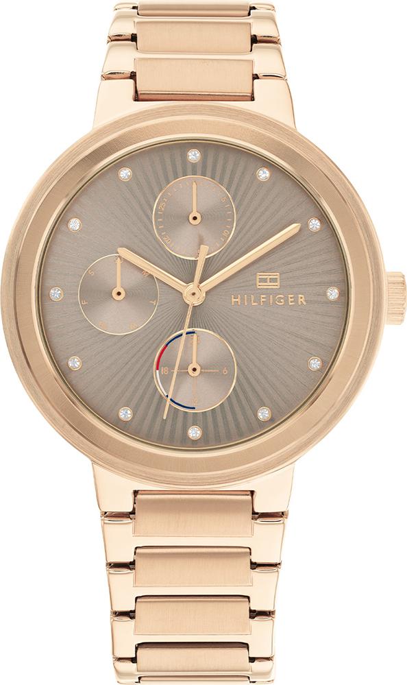  Shop Authentic Tommy Hilfiger Joy Chronograph Gold Dial Gold Steel Strap Watch For Women - 1782533 - Luxxuri