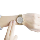  Shop Authentic Michael Kors Catlin Mother of Pearl Dial Gold Steel Strap Watch for Women - MK3332 - Luxxuri