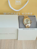  Shop Authentic Michael Kors Runway Slim Silver Dial Two Tone Stainless Steel Strap Watch for Women - MK3198 - Luxxuri