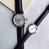  Shop Authentic Burberry The City Silver Dial Black Leather Strap Watch for Women - BU9106 - Luxxuri