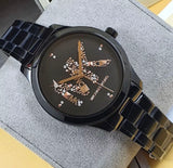  Shop Authentic Michael Kors Runway Quartz Black Dial Black Steel Strap Watch For Women - MK6683 - Luxxuri