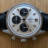  Shop Authentic Tag Heuer Carrera Chronograph 60th Anniversary Silver Dial Black Leather Strap Watch for Men - CBK221H.FC8317 - Luxxuri