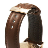  Shop Authentic Emporio Armani Sportivo Chronograph White Dial Brown Leather Strap Watch For Men - AR5996 - Luxxuri