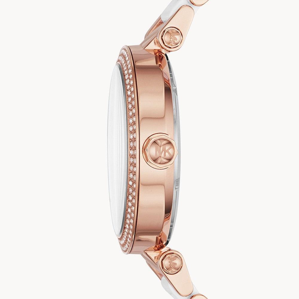 Shop Authentic Michael Kors Parker White Dial Two Tone Steel Strap Watch for Women - MK6365 - Luxxuri