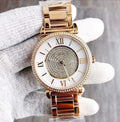  Shop Authentic Michael Kors Catlin Mother of Pearl Dial Gold Steel Strap Watch for Women - MK3332 - Luxxuri