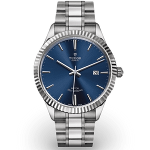  Shop Authentic Tudor Style Automatic Blue Dial Silver Steel Strap Watch for Men - M12710-0013 - Luxxuri