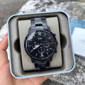  Shop Authentic Fossil Neutra Chronograph Black Dial Black Steel Strap Watch for Men - FS5474 - Luxxuri