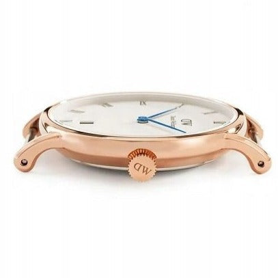  Shop Authentic Daniel Wellington Dapper Sheffield White Dial Black Leather Strap Watch For Men - DW00100092 - Luxxuri