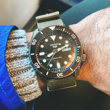  Shop Authentic Seiko 5 Sport Automatic Black Dial Green Nylon Strap Watch For Men - SRPD65K4 - Luxxuri