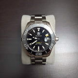  Shop Authentic Tag Heuer Aquaracer Automatic Black Dial Silver Steel Strap Watch for Men - WAY211A.BA0928 - Luxxuri