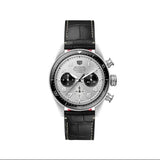  Shop Authentic Tag Heuer Autavia Chronometer Flyback Chronograph Silver Dial Black Leather Strap Watch for Men - CBE511B.FC8279 - Luxxuri