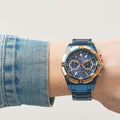  Shop Authentic Guess Jolt Analog Blue Dial Blue Steel Strap Watch for Men - W0377G4 - Luxxuri