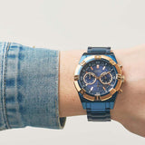  Shop Authentic Guess Jolt Analog Blue Dial Blue Steel Strap Watch for Men - W0377G4 - Luxxuri
